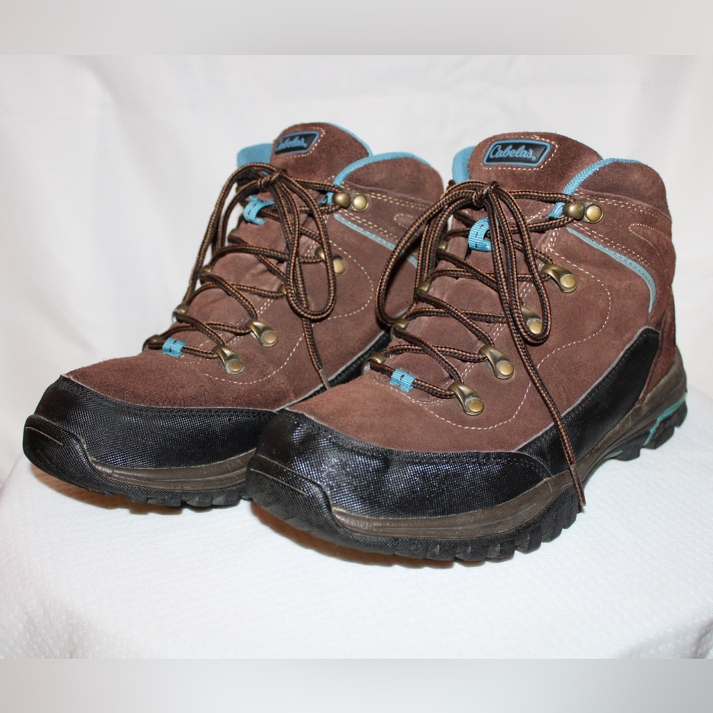 Cabela's Women's Portia ll Brown and Black Leather Lace Up Winter Hiking Boots